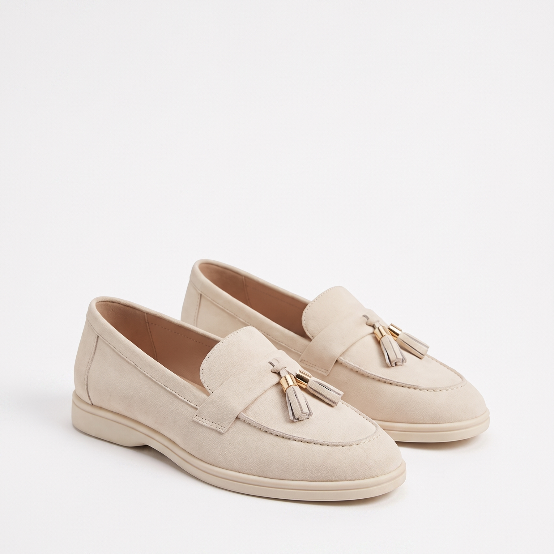 Old Money Casual Metallic Circle Decor Leather Loafers
