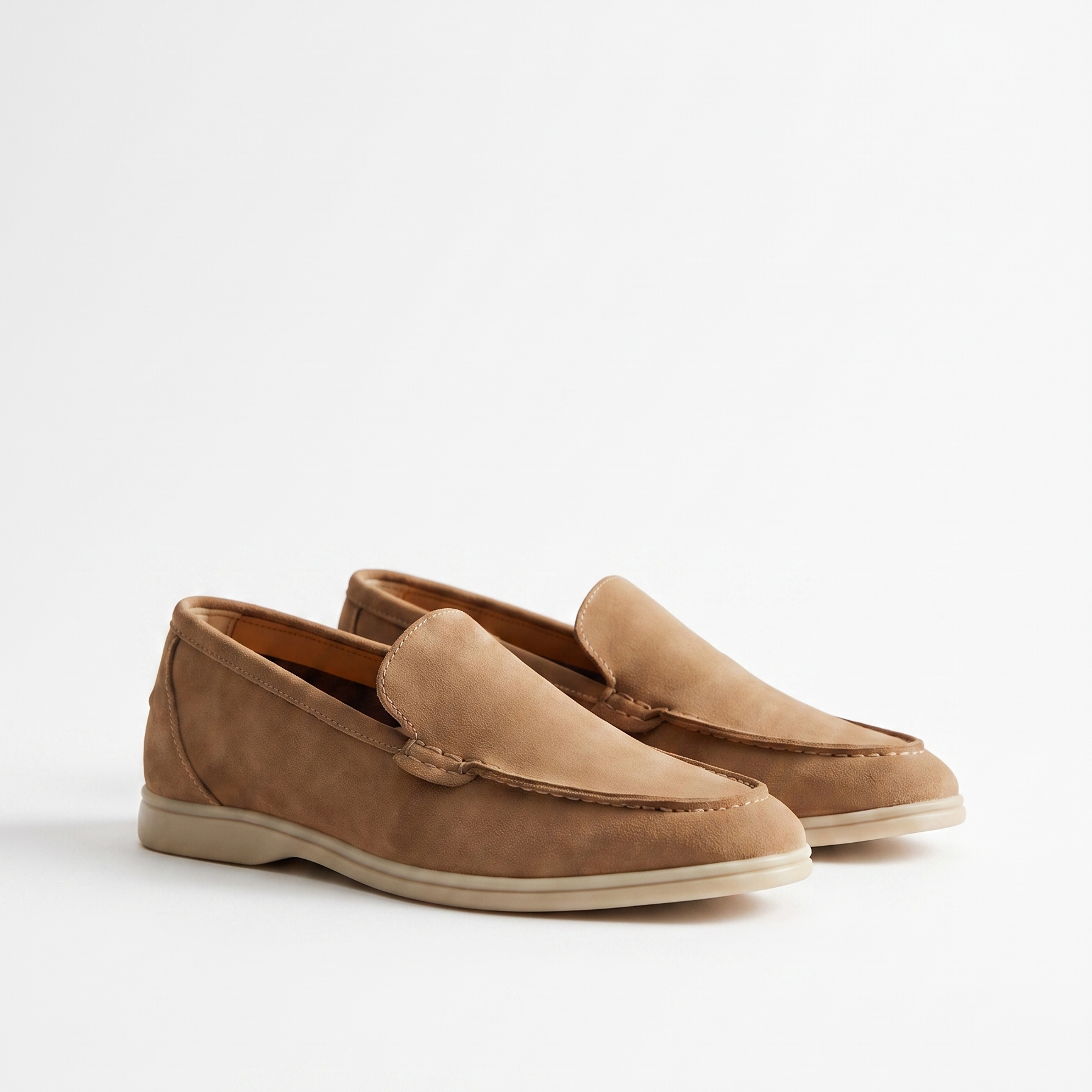 Old Money Classic Men's Clean Suede Loafers