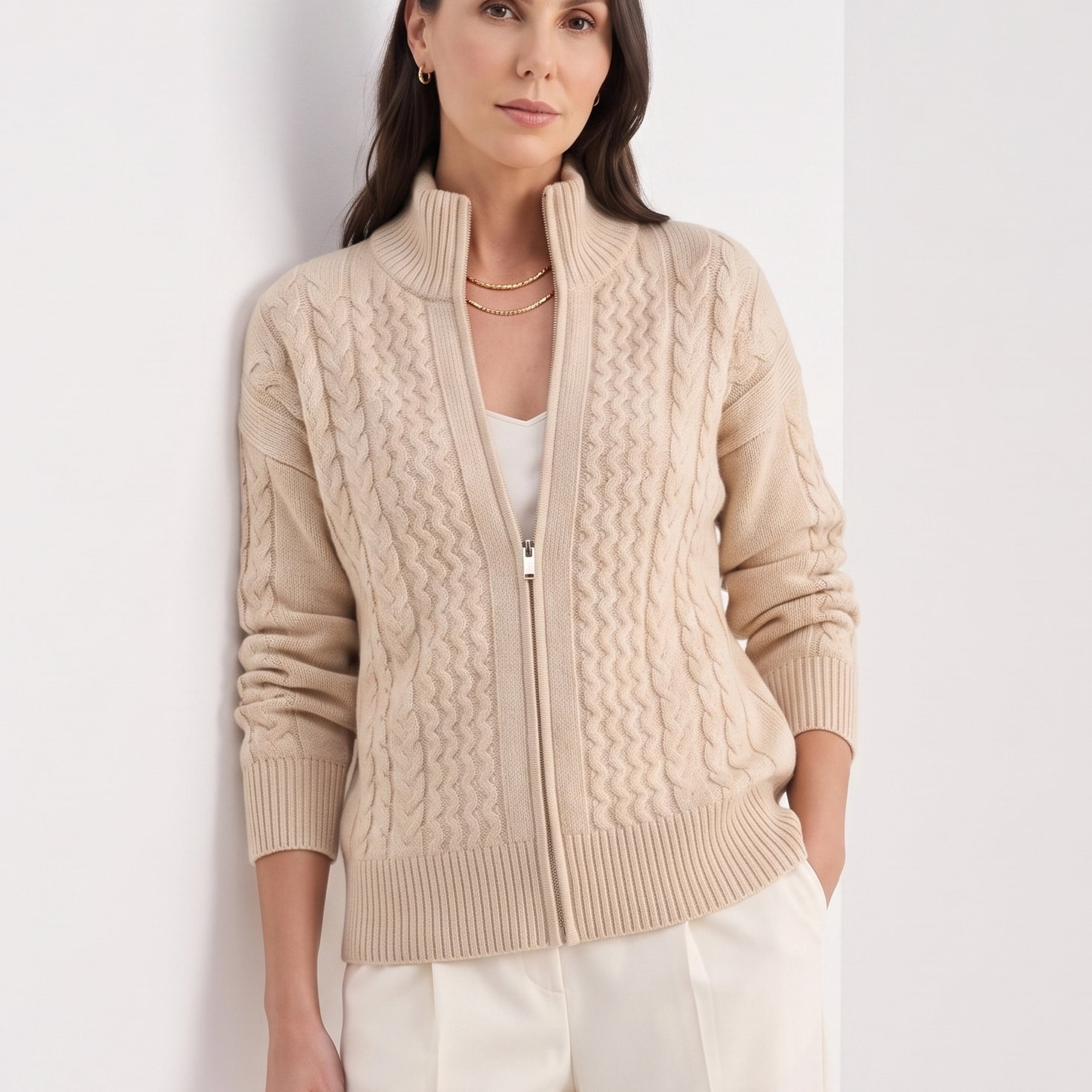 Luxurious Knitted Woolen Warm Cardigan