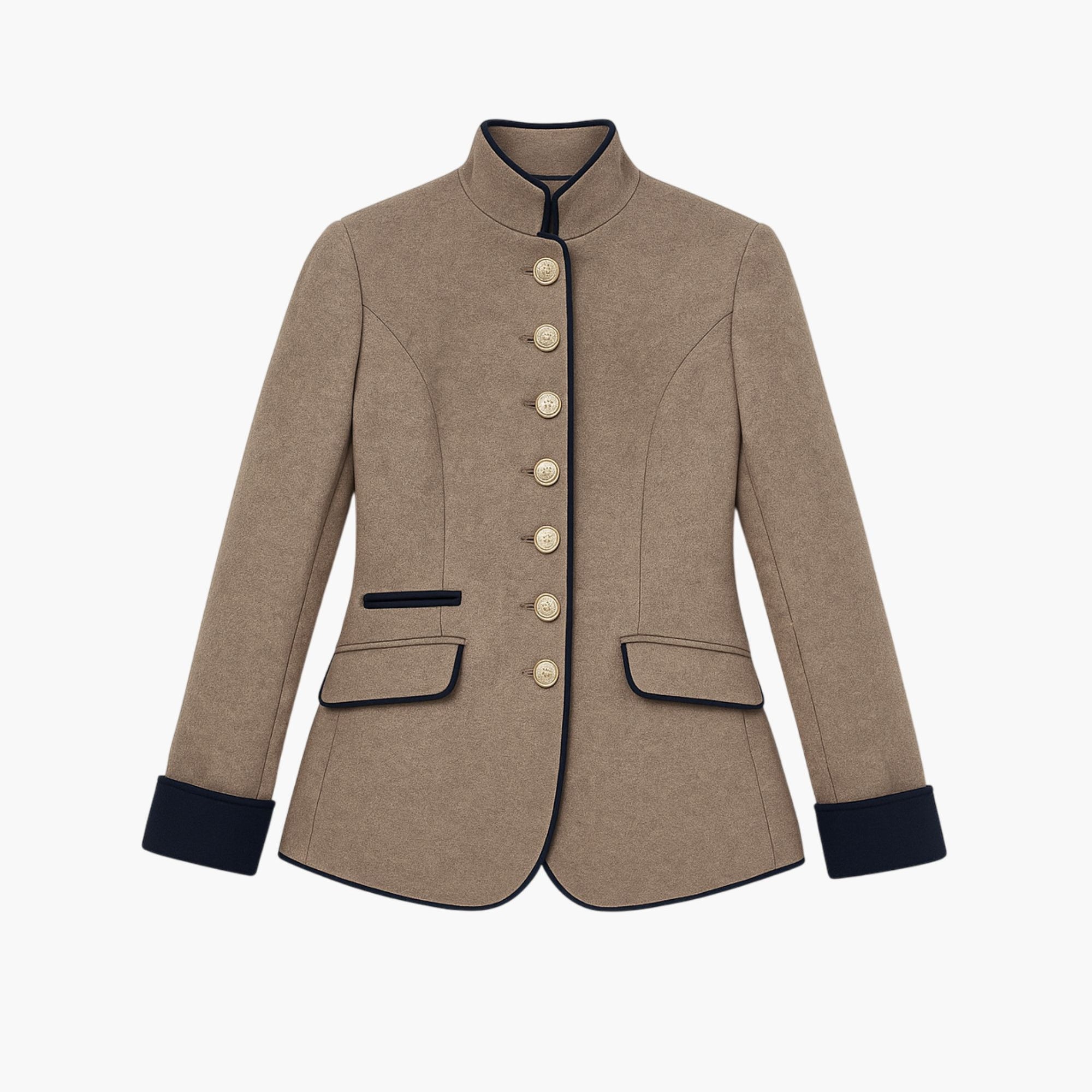 Old Money Vintage Park Button Coat Jacket