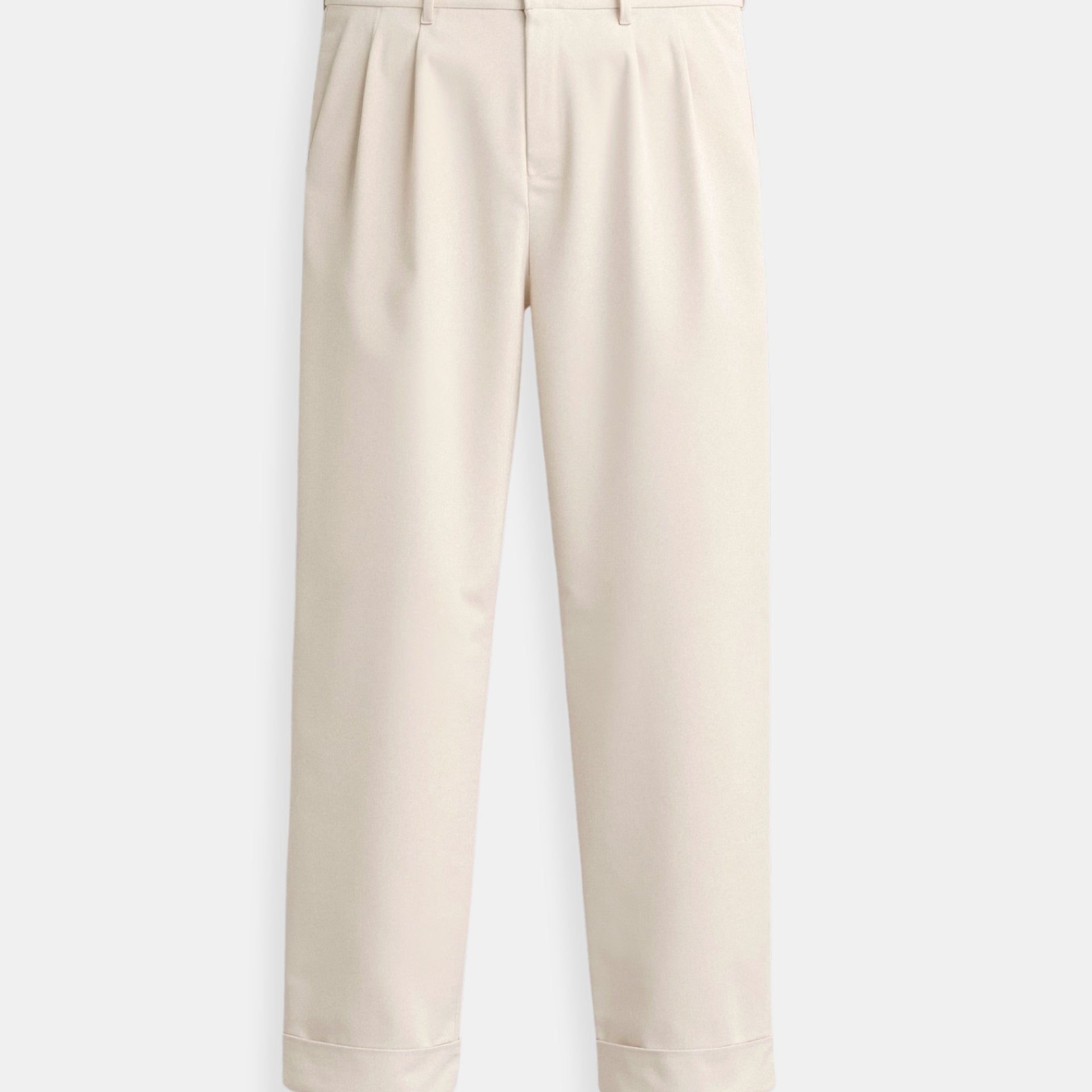 Old Money Casual High Waist Solid Button Straight Leg Pants