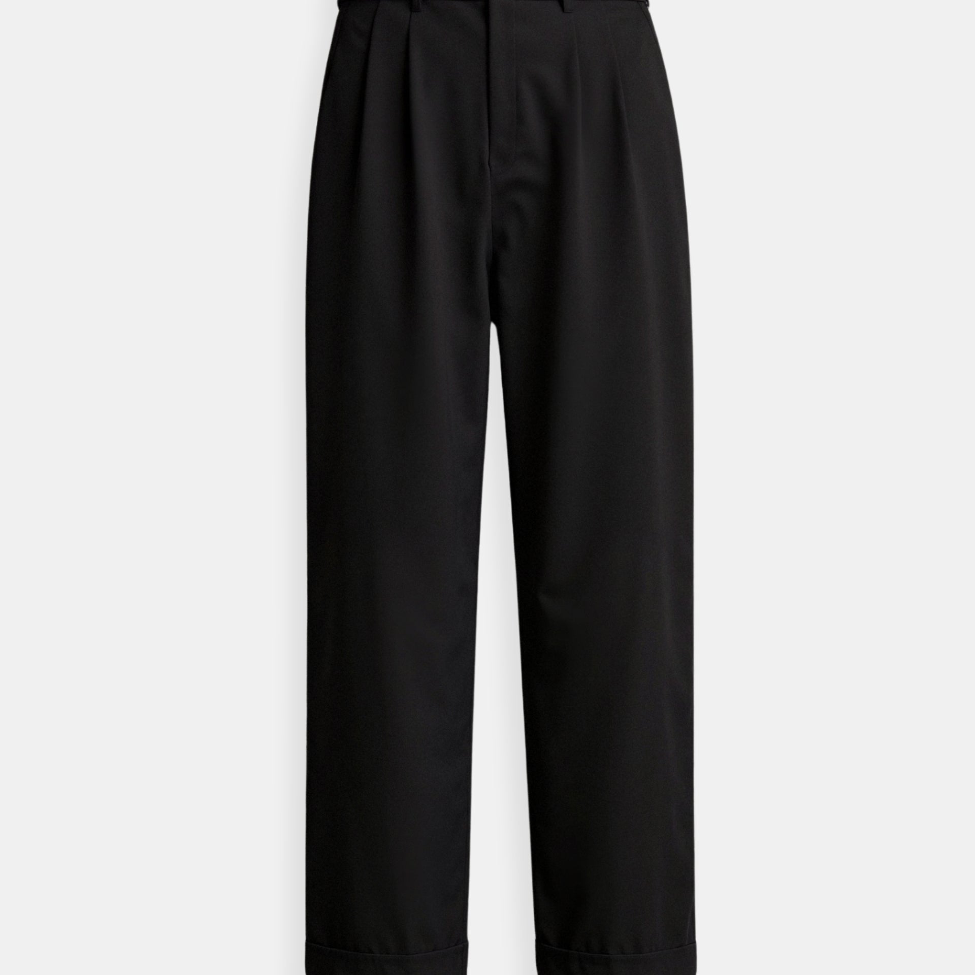 Old Money Casual High Waist Solid Button Straight Leg Pants