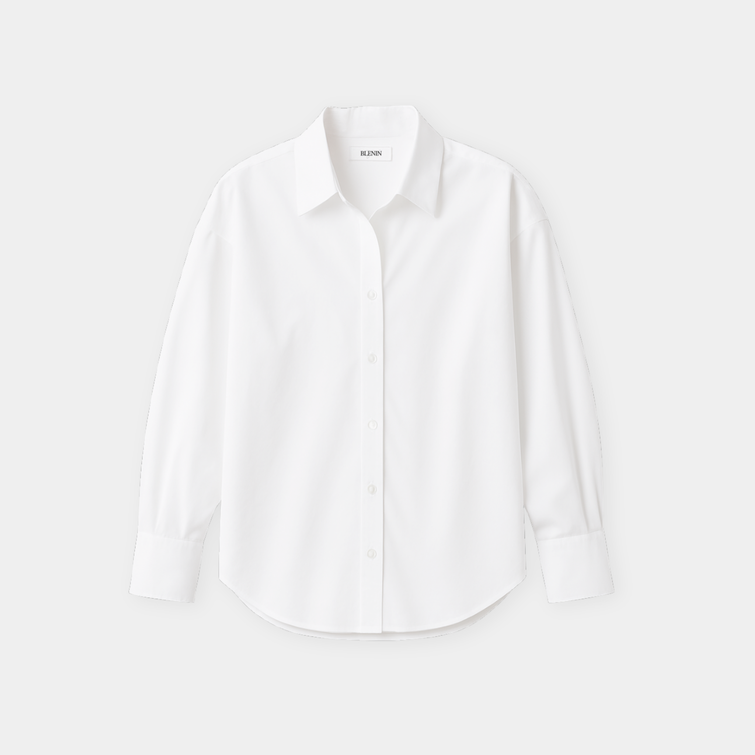 Classic 100% Cotton Notched Collar BLENIN Shirt