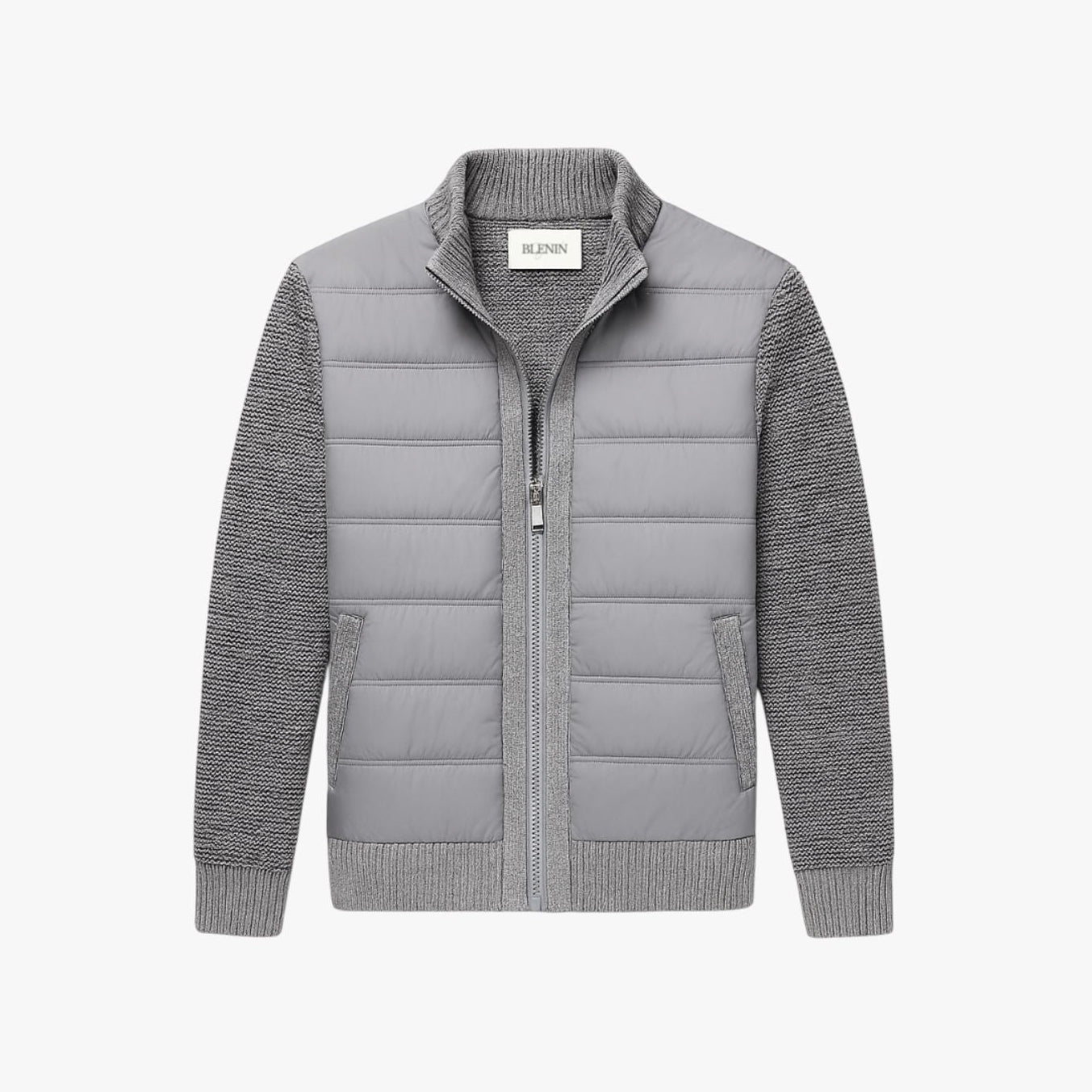 Old Money Lightweight Padded Casual Cardigan Jacket