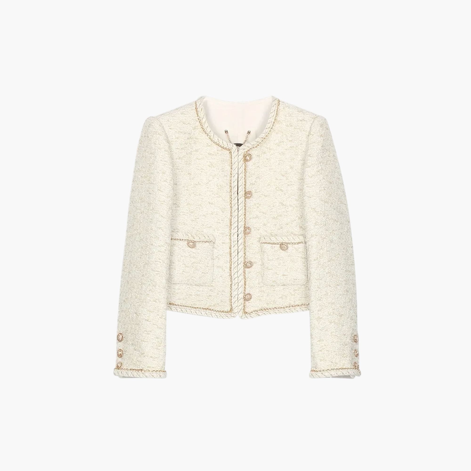 Chic Milky Formal Elegant Blazer