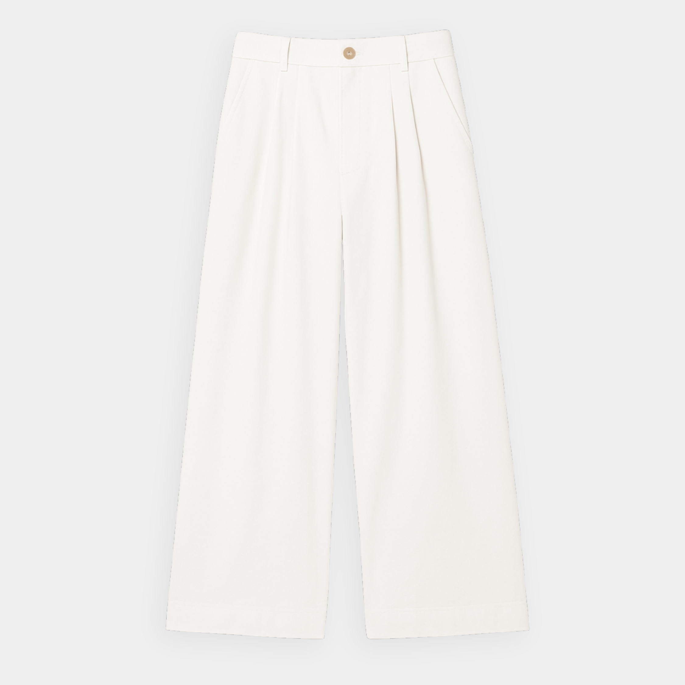 BLENIN Luxurious Wide Leg Cotton Pants