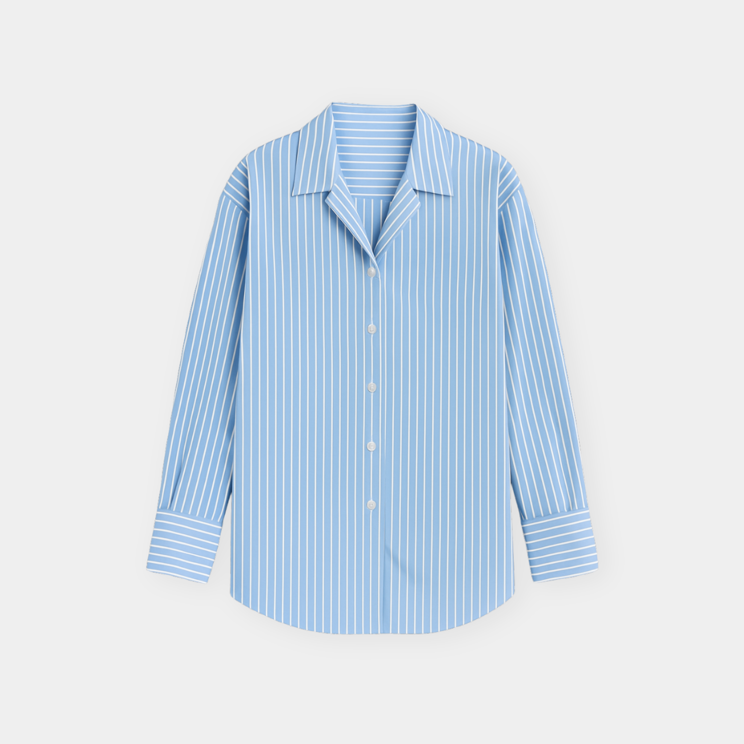 Classic 100% Cotton Notched Collar BLENIN Shirt