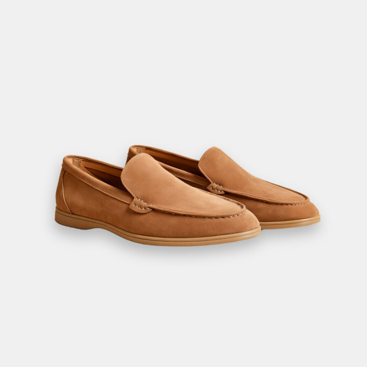 Old Money Classic Men's Clean Suede Loafers