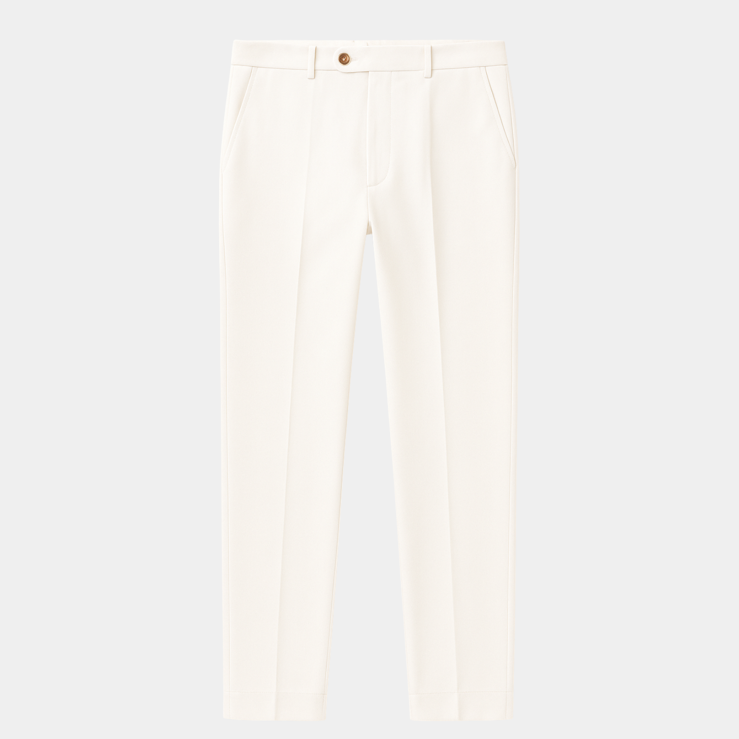 Smart Luxury Regular Fit Chino Ankle Pants
