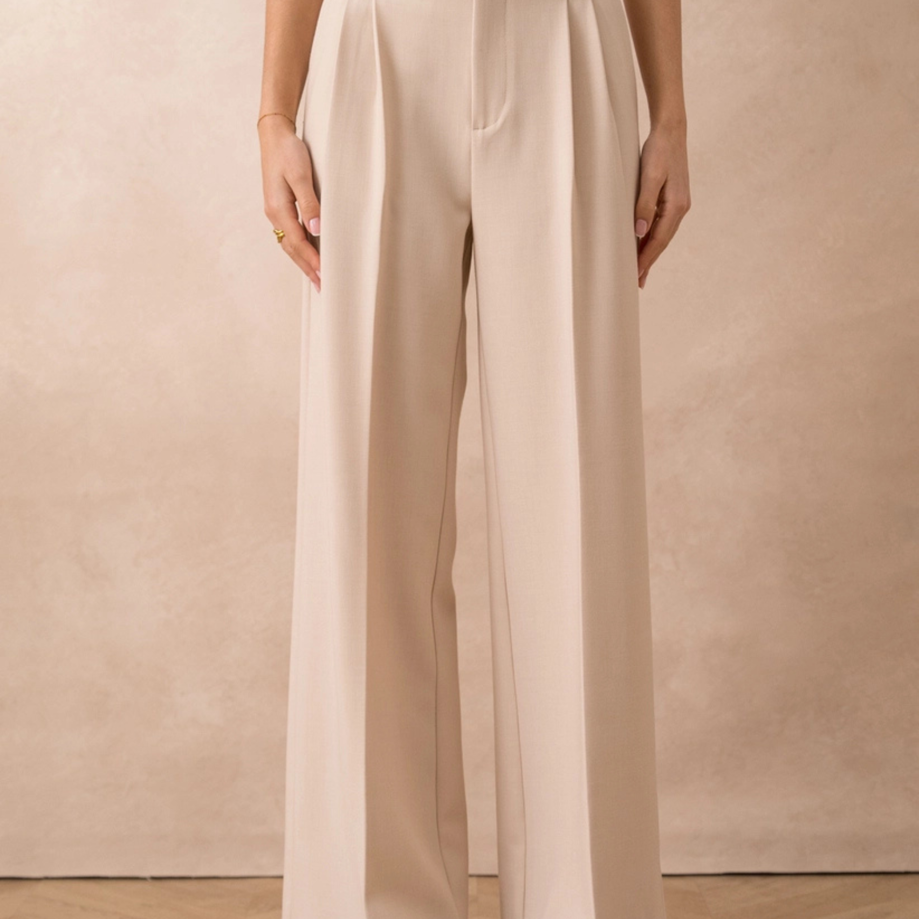 BLENIN Wide Leg High-Waisted Elegant Pants