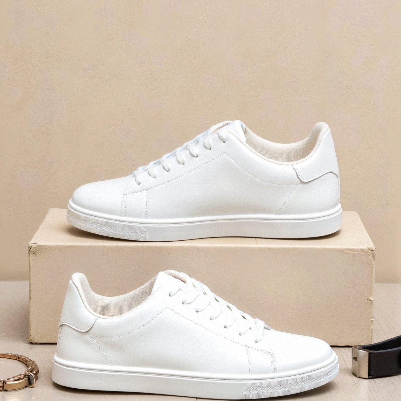 Old Money Classic Solid Color Elegant Sneaker Shoes