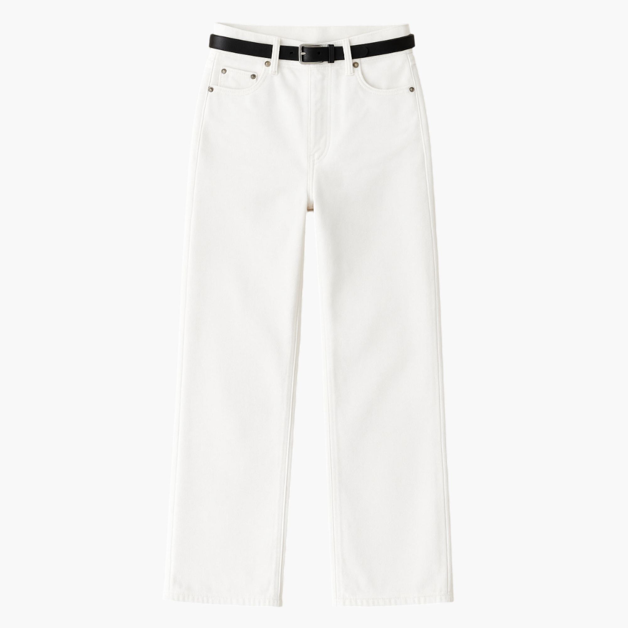 Premium Cotton Solid Straight Jeans