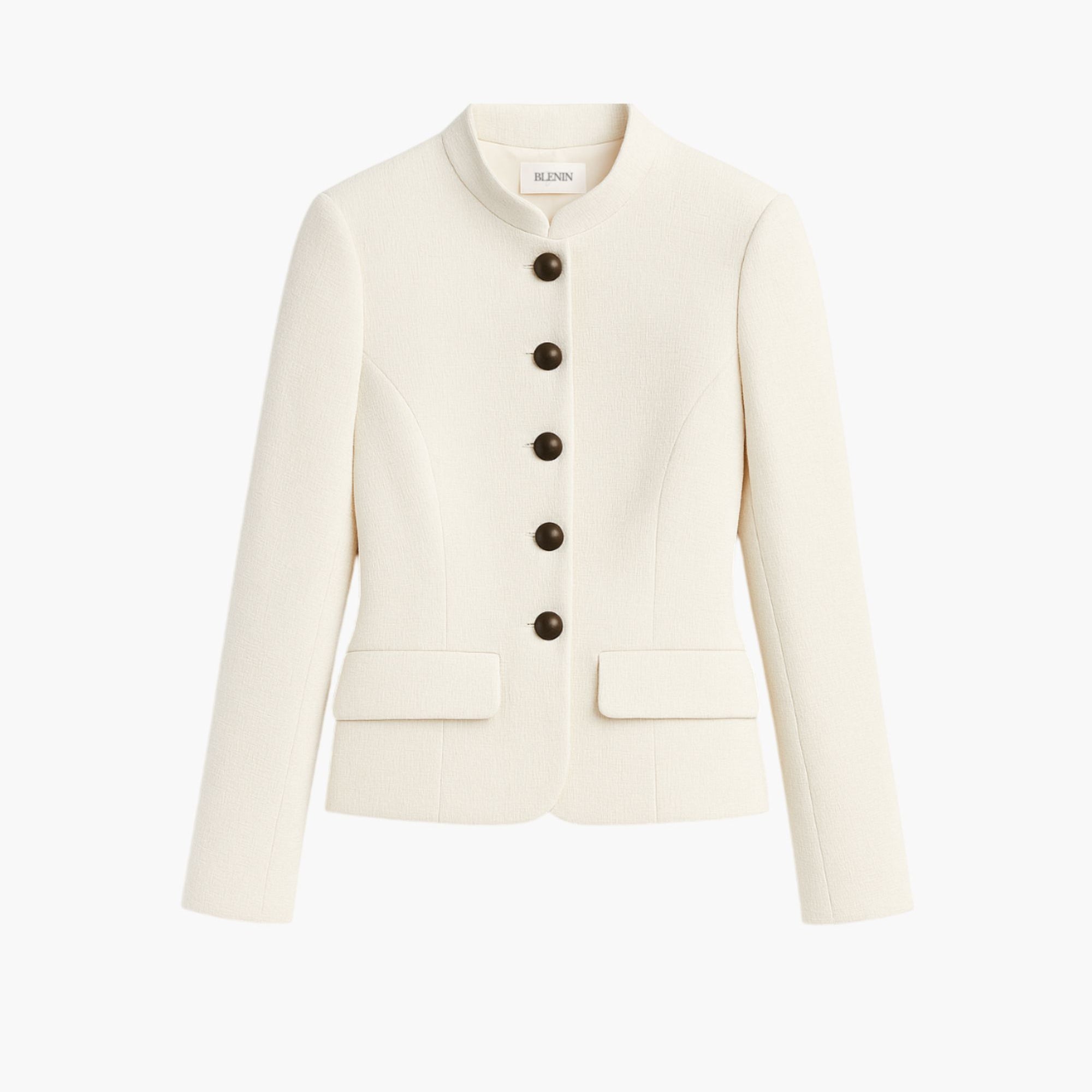 Women Premium Structured O-Neck Jacket