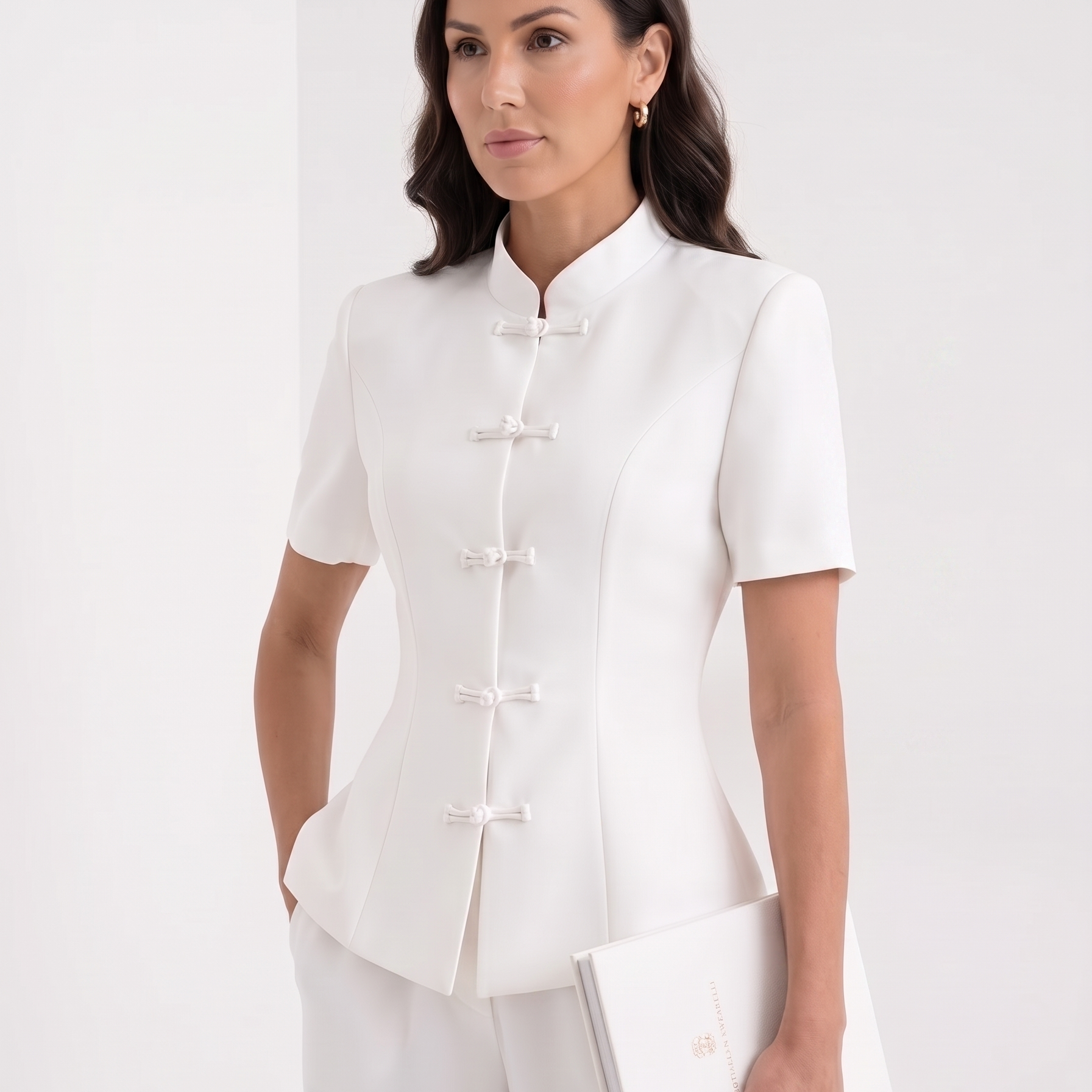 Old Money Mandarin Top
