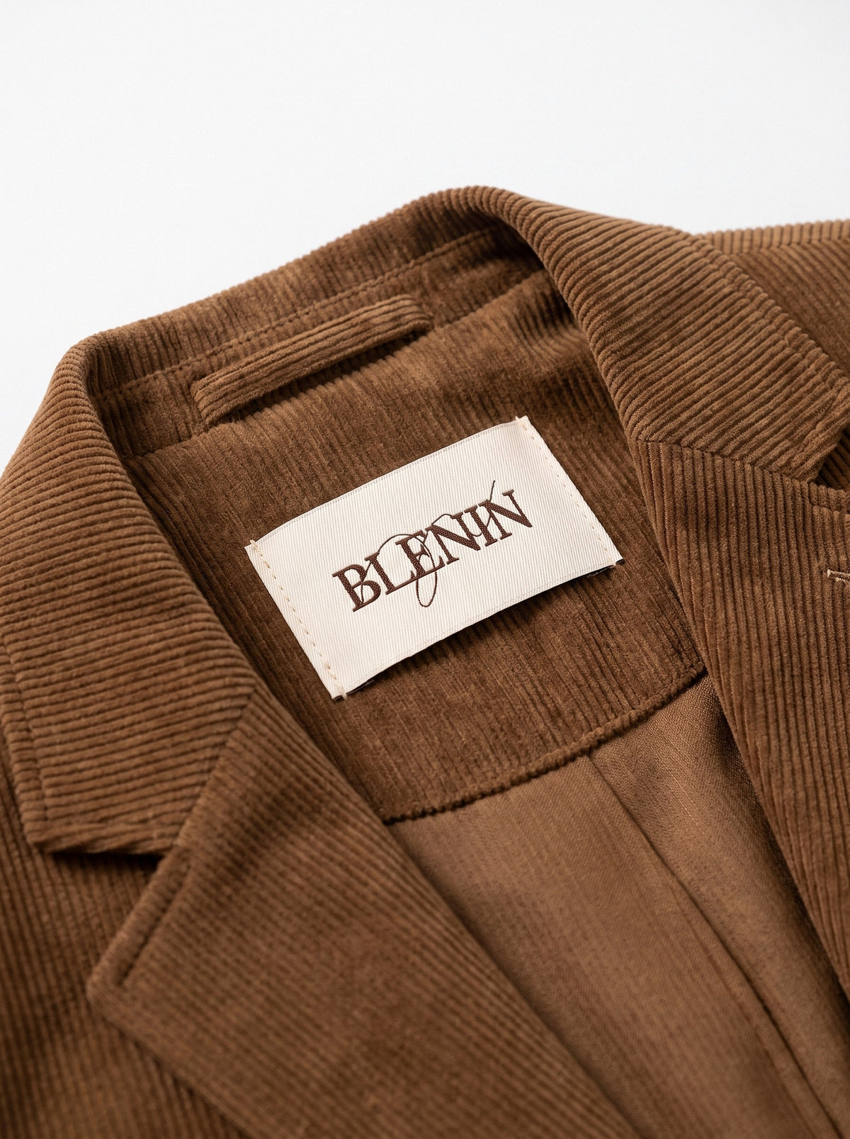 BLENIN corduroy blazer, woven BLENIN label