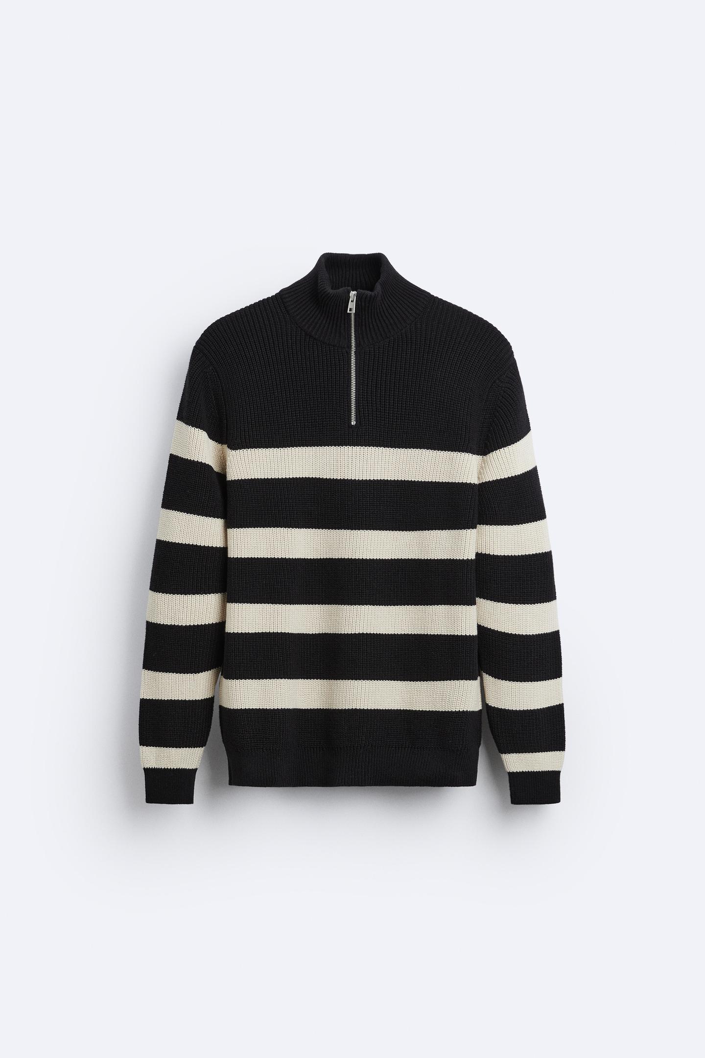 Old Money Wool Elegant Striped Sweater - BLENIN - Old Money Elegant Clothing Brand