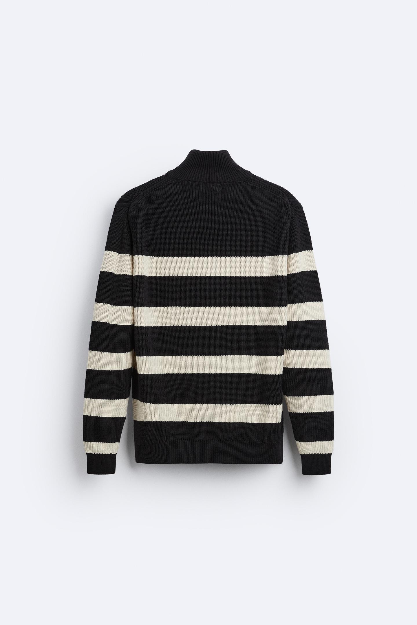 Old Money Wool Elegant Striped Sweater - BLENIN - Old Money Elegant Clothing Brand