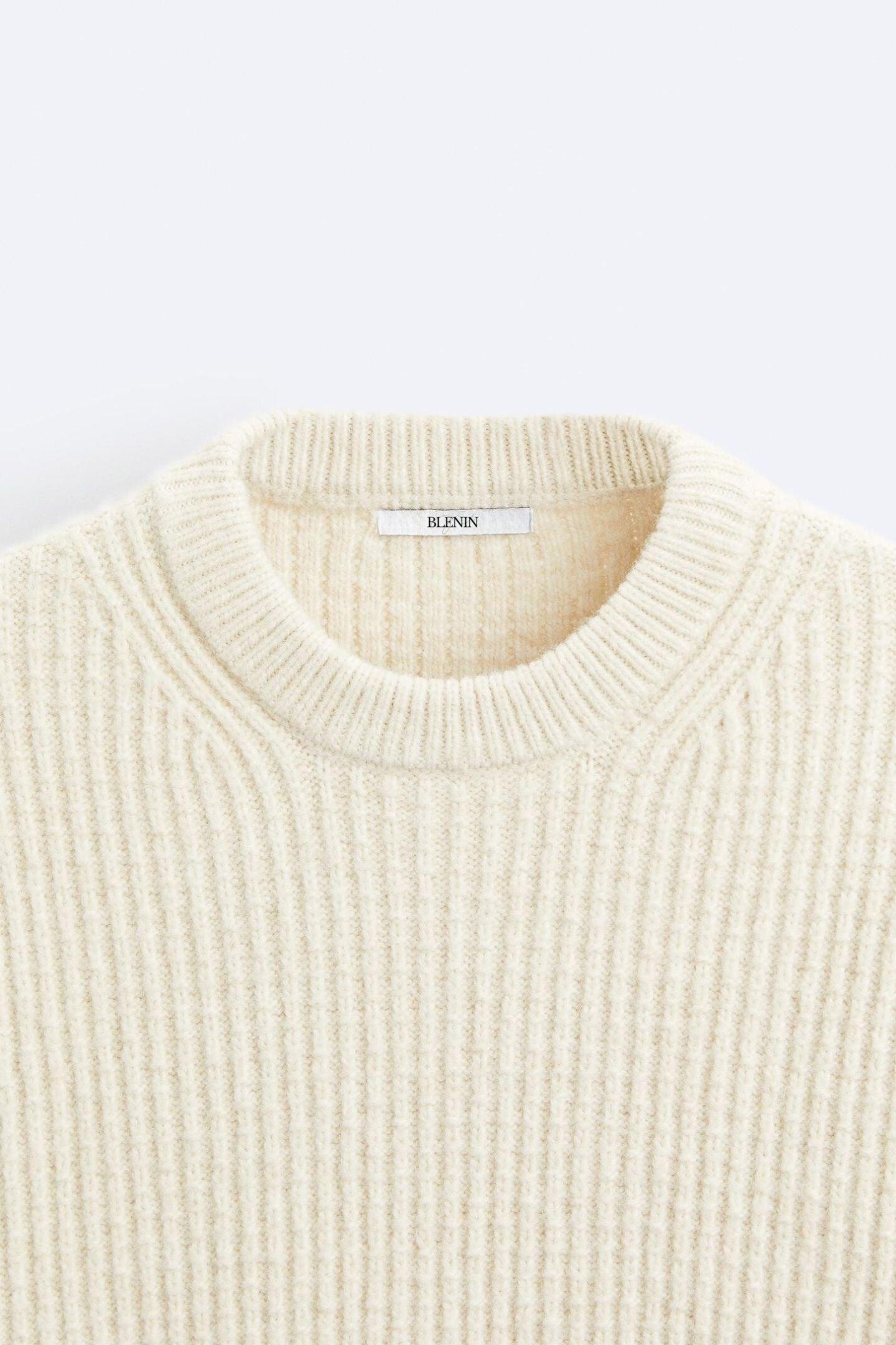 Old Money Ribbed Regular O-Neck Sweater - BLENIN - Old Money Elegant Clothing Brand