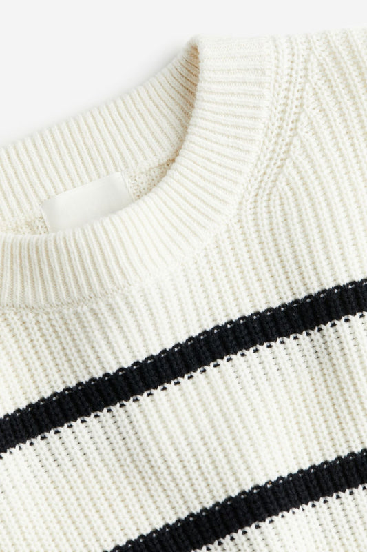 Old Money Classic Thin Striped Pullover
