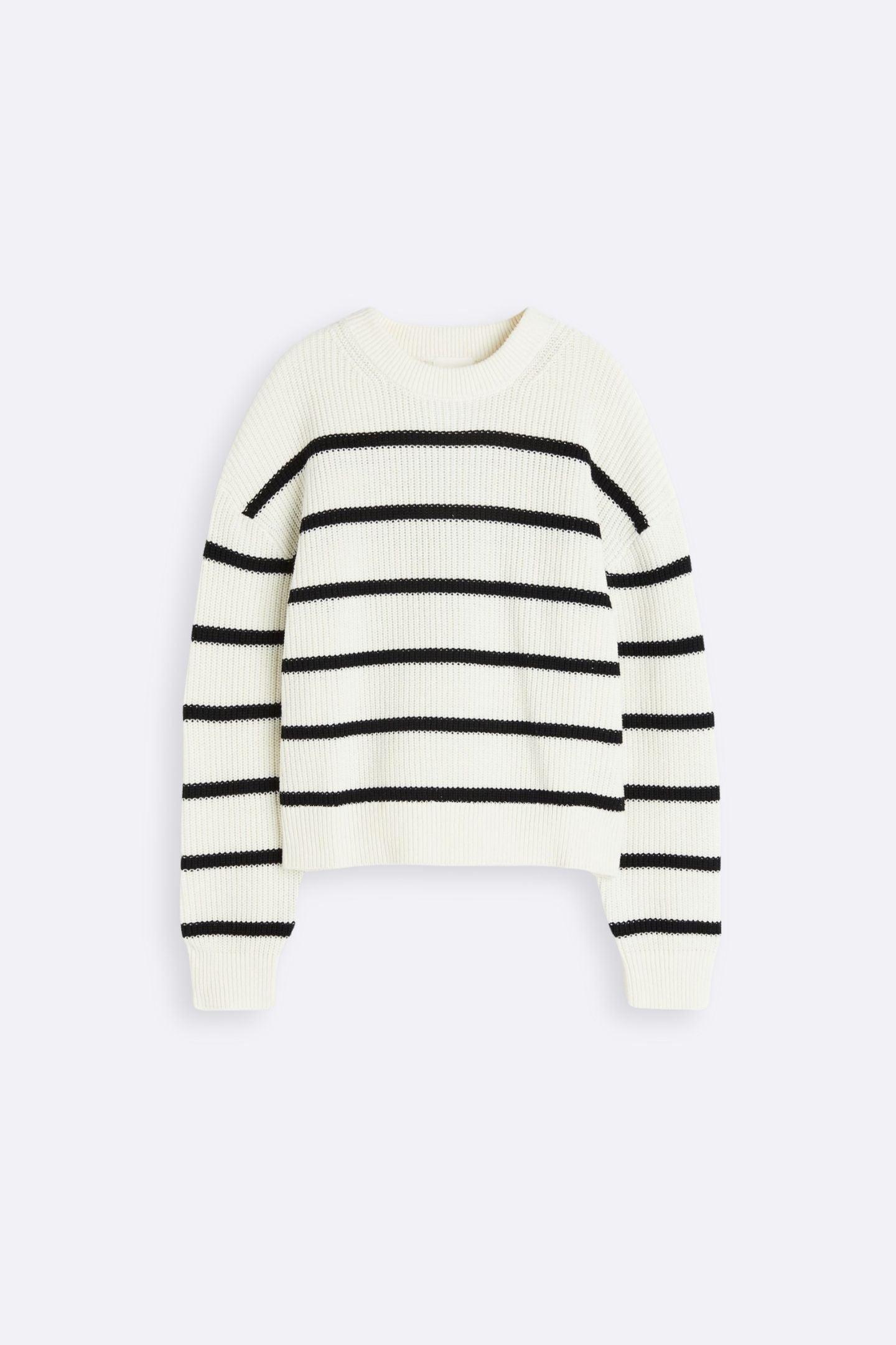 Old Money Classic Thin Striped Pullover - BLENIN - Old Money Elegant Clothing Brand