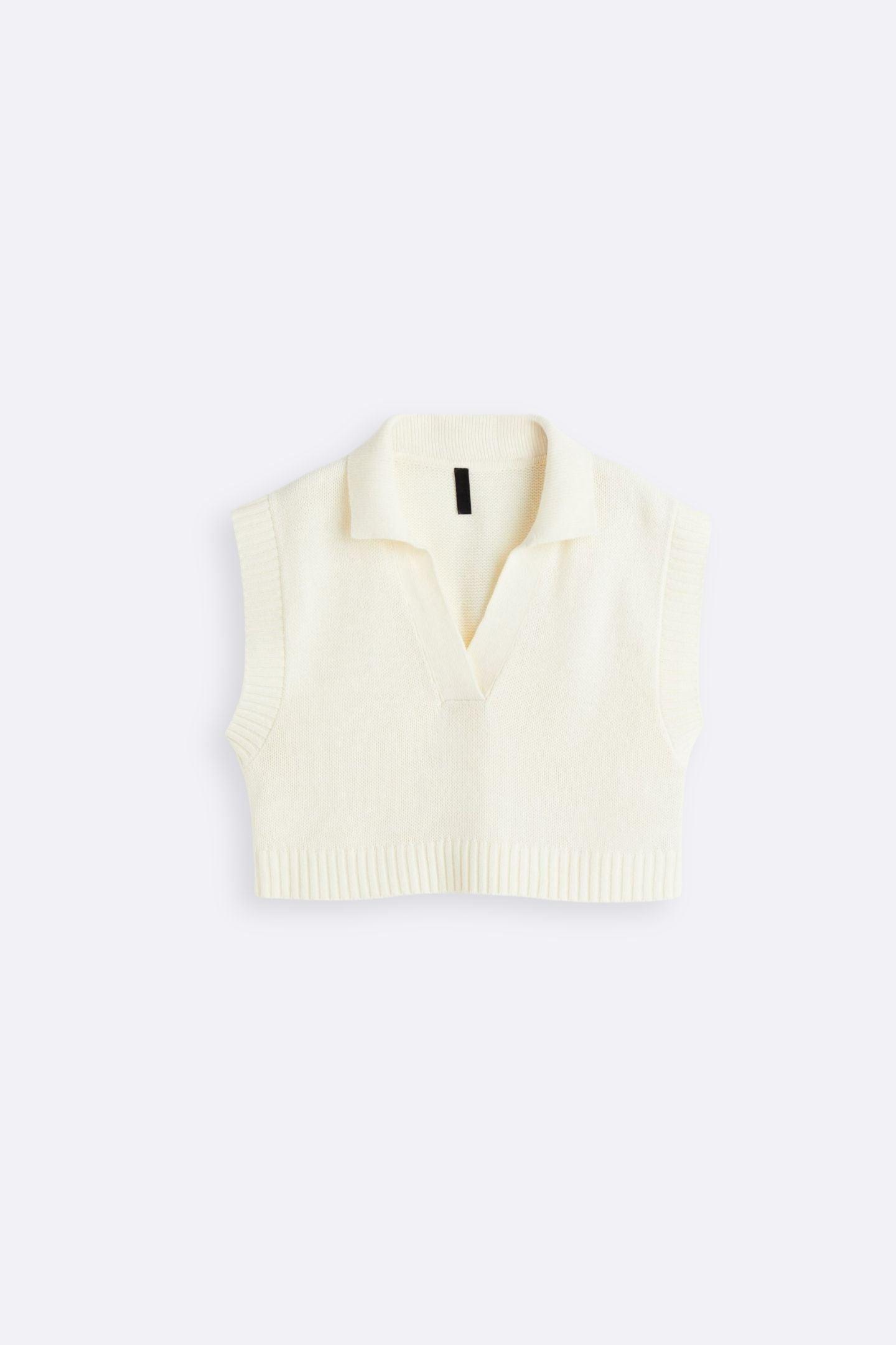 Old Money Polo Knit Vest - BLENIN - Old Money Elegant Clothing Brand