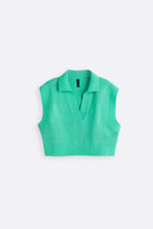 Old Money Polo Knit Vest - BLENIN - Old Money Elegant Clothing Brand