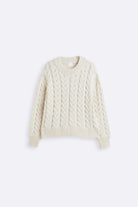 Old Money Soft Wool Cable Knit Sweater - BLENIN - Old Money Elegant Clothing Brand