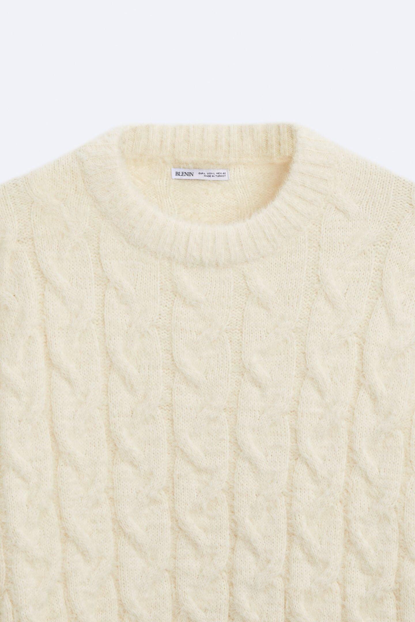 Old Money Regular Cable Knit Sink Sweater - BLENIN - Old Money Elegant Clothing Brand