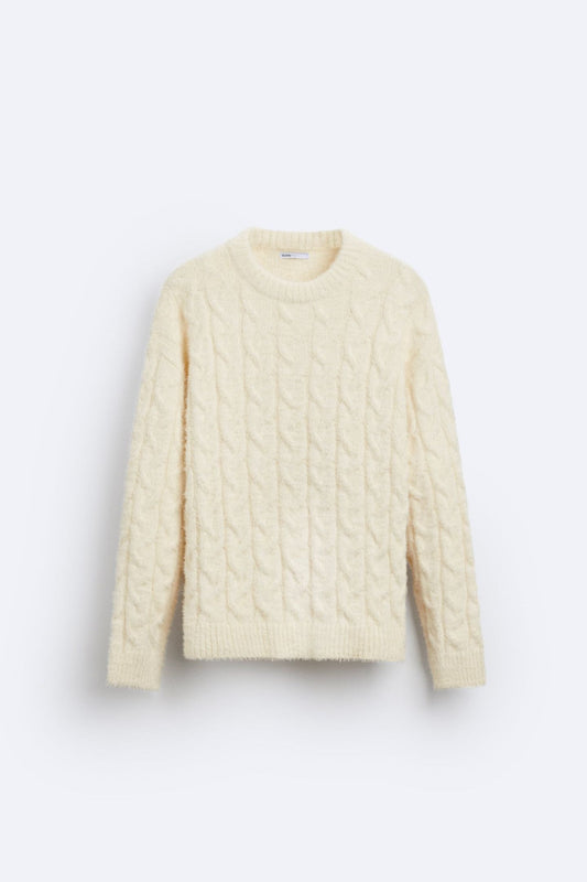 Old Money Regular Cable Knit Sink Sweater