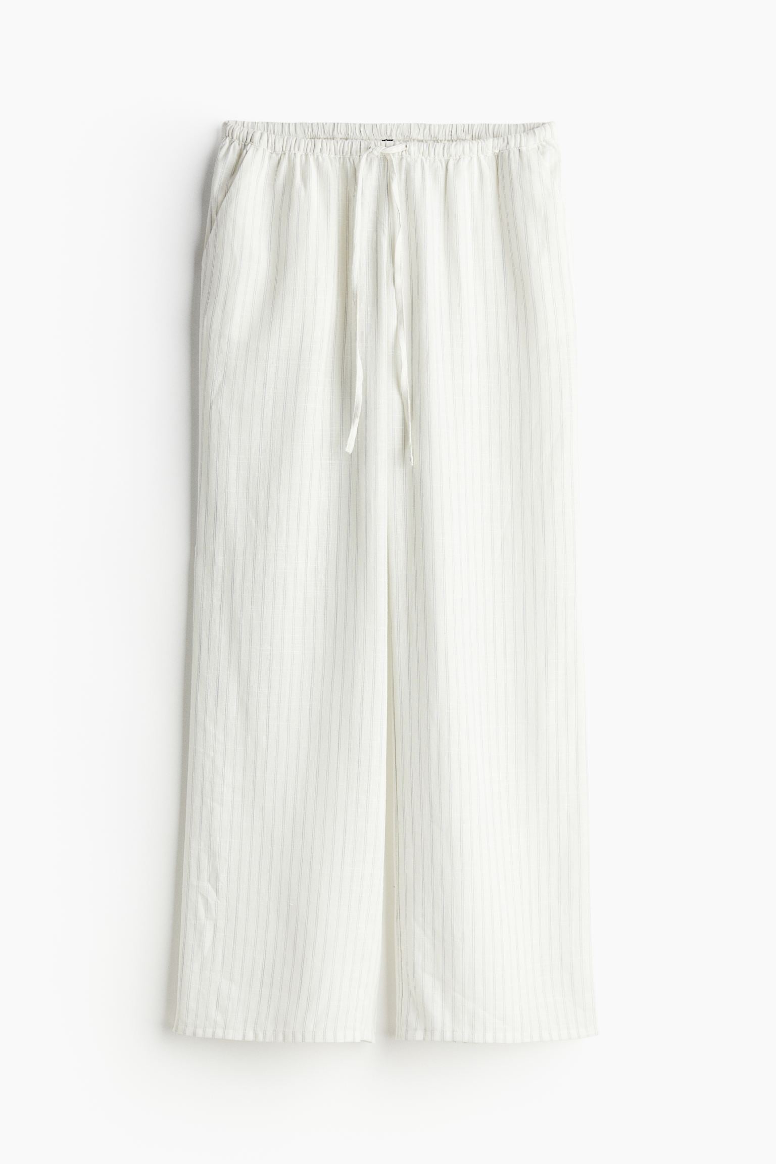 Old Money Elegant High Waist Solid Color Wide Leg Pants – BLENIN