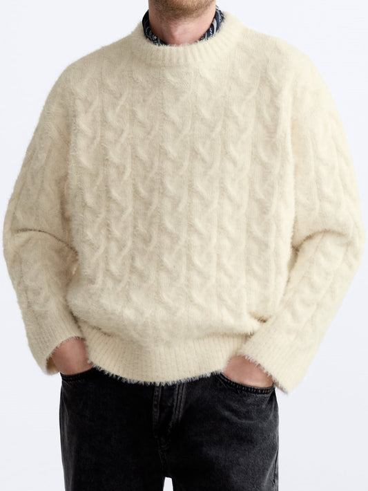 Old Money Regular Cable Knit Sink Sweater