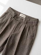 BLENIN naples tweed trousers, woven BLENIN label