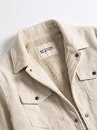 BLENIN corduroy sherpa jacket, woven BLENIN label