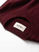 BLENIN 100% wool crew neck sweater, woven BLENIN label