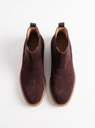 BLENIN suede chelsea boots, pair from above