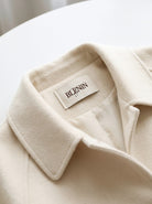 BLENIN short collared jacket, woven BLENIN neck label
