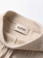 BLENIN knit wide leg trousers, woven BLENIN label