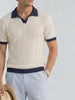 BLENIN Old Money Diamond Knit Polo, video