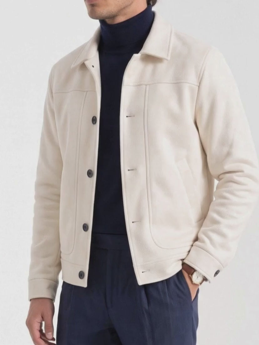 BLENIN Quiet Luxury Suede-Look Trucker Jacket, video