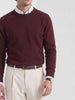 BLENIN Quiet Luxury 100% Wool Crew Neck Sweater, video