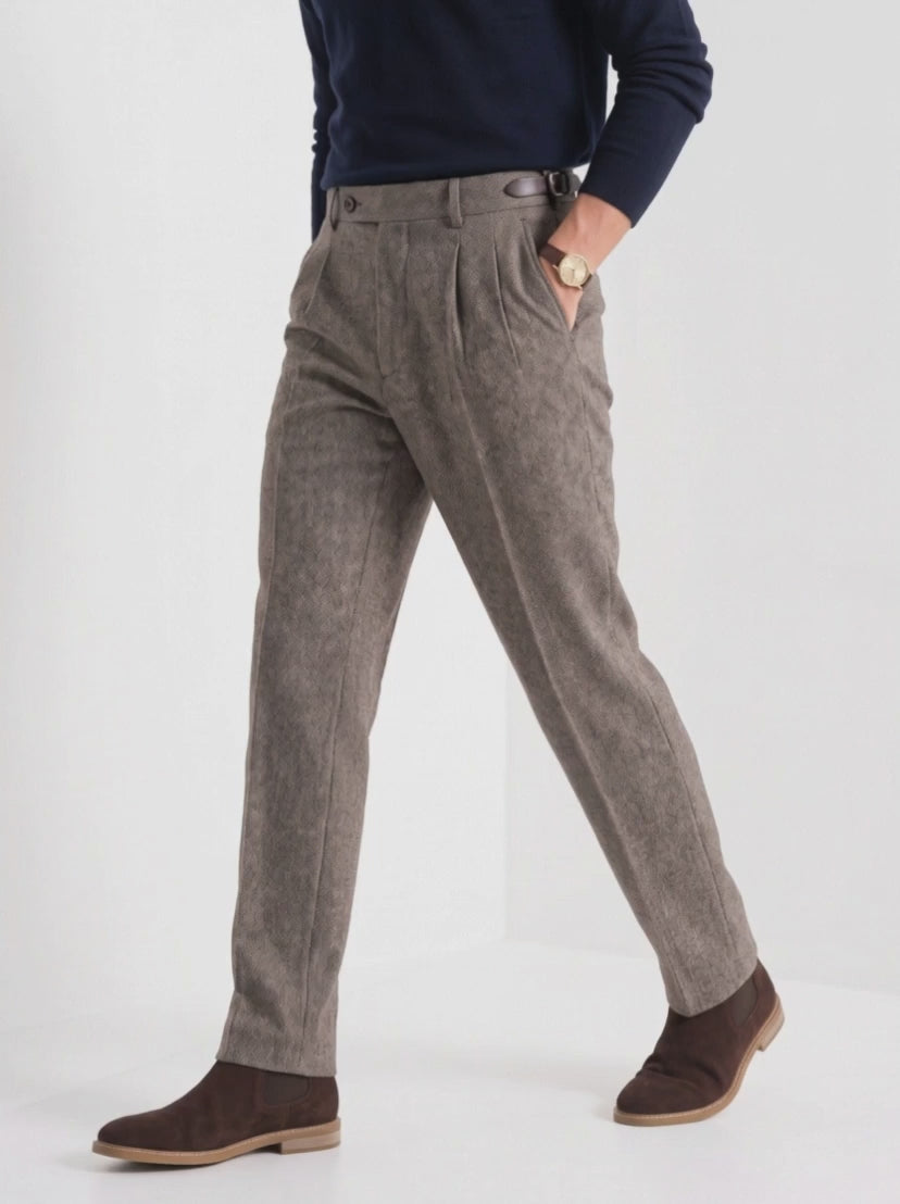 BLENIN Old Money Naples Tweed Trousers, video