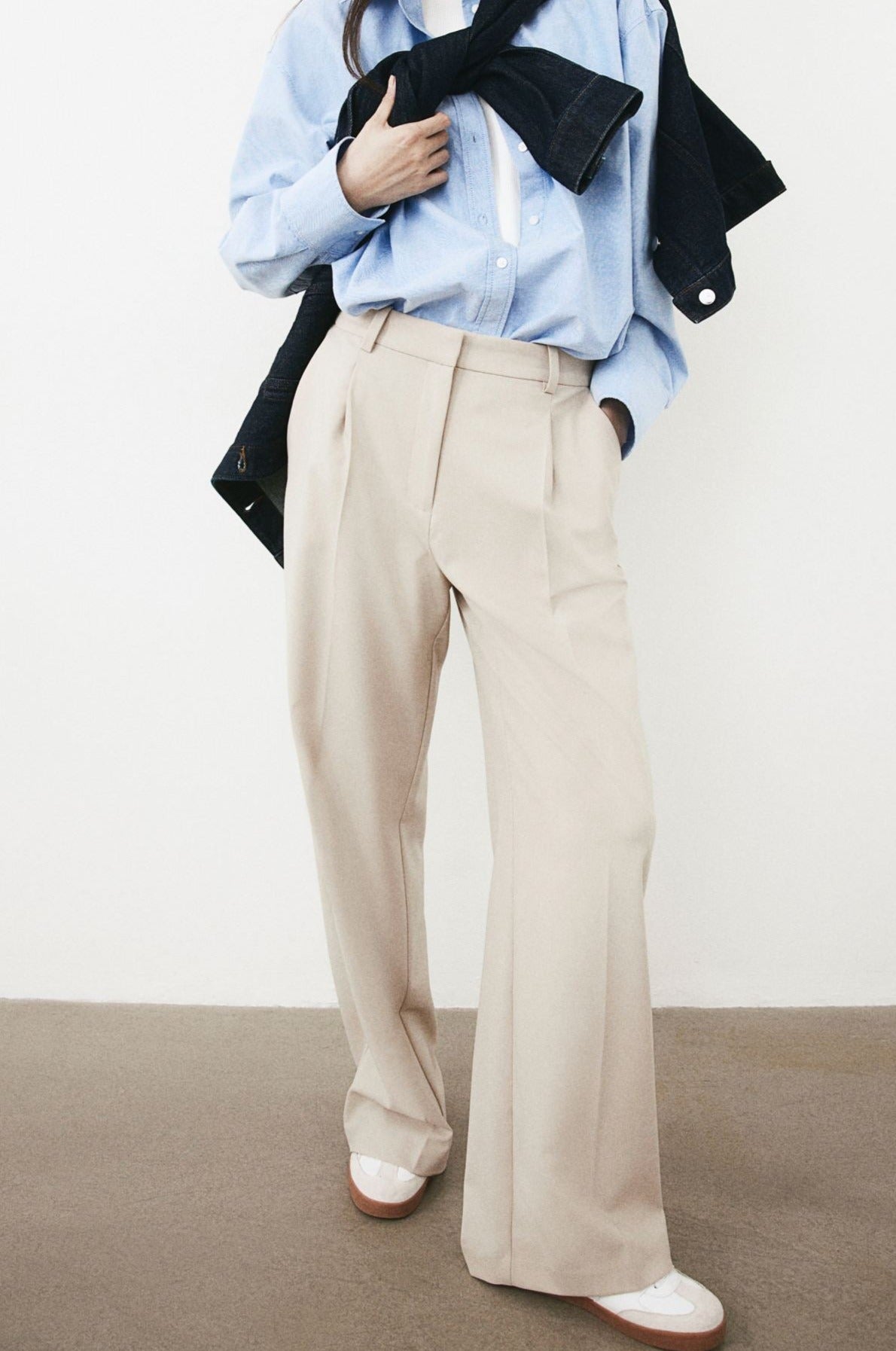 Old Money Wide Leg Classic Chino Pants – BLENIN