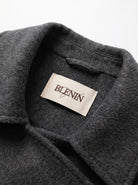 BLENIN double-faced wool coat, woven BLENIN label