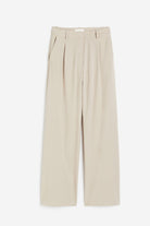 Old Money Wide Leg Classic Chino Pants - BLENIN - Old Money Elegant Clothing Brand